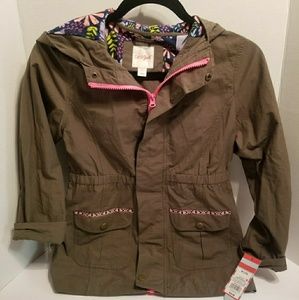 Adorable Girls Cat&Jack hooded Jacket